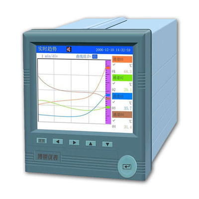 colour Recorder intelligence liquid crystal blue Color display Industry temperature Humidity pressure Multi-channel function