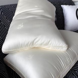 Soybean fiber pillow fluffy pillow core fast rebound comfortable hotel homestay feather velvet pillow bedding wholesale