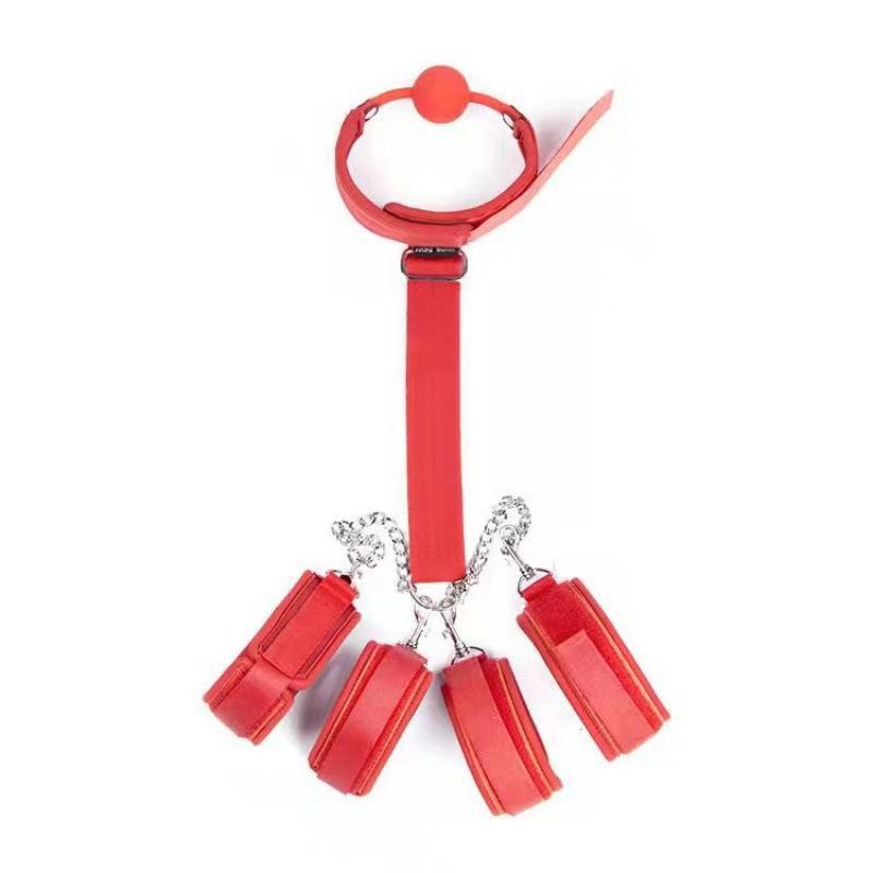 Interest SM sexual supplies anti -backcuffs silicone mouth plug…