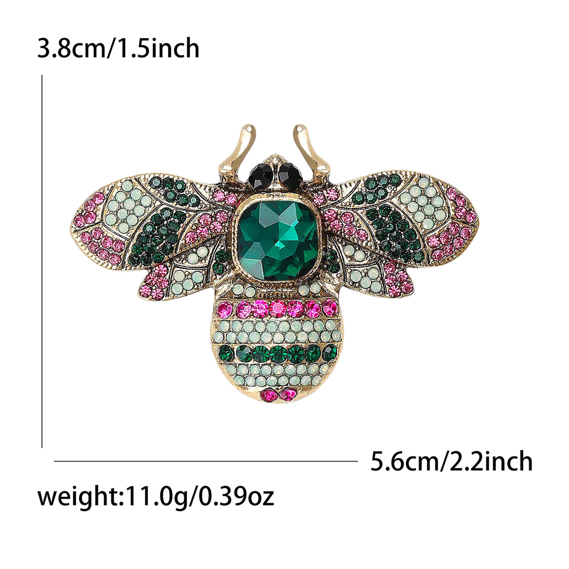 Legering strass bij broche voor dames en heren, unieke speld_voghion.com