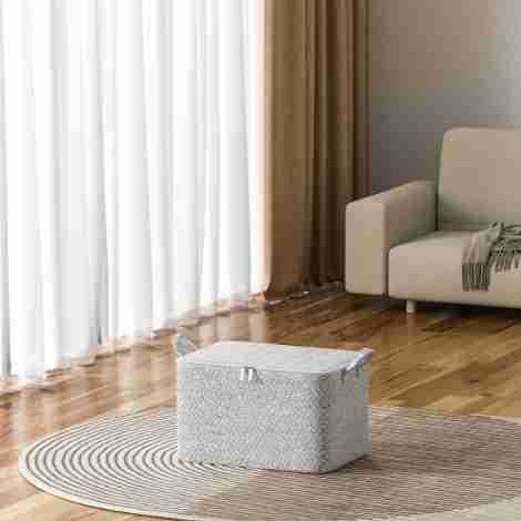 Bolsa de almacenamiento para edredones, bolsa de almacenamiento para ropa, bolsa organizadora para edredones, bolsa de mudanza, almacenamiento de gran capacidad, a prueba de humedad y antibacteriana