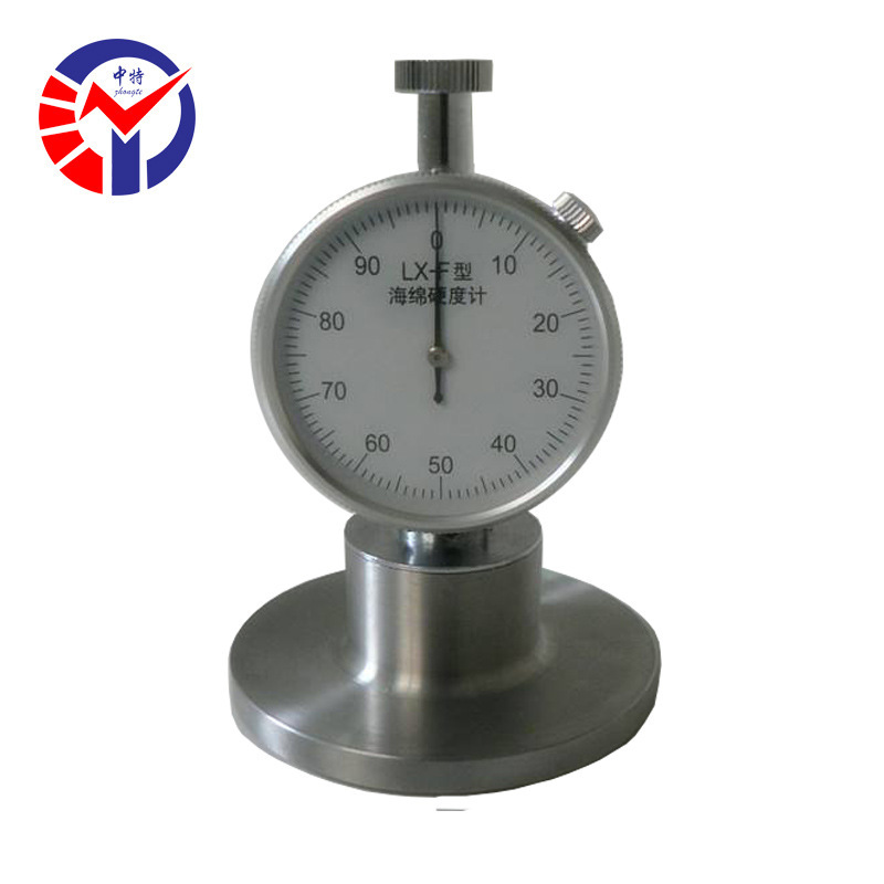 LX-F聚氨软海绵硬度计指针表盘合金测头测量泡沫材料硬度