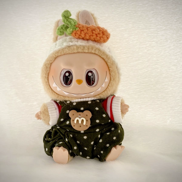 Overall, set, headband, with little bears