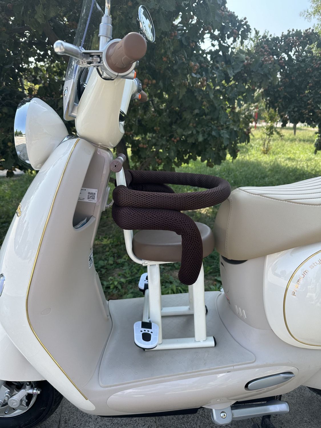 Electric Vehicle Child Seat, Electric Motorcycle Small Stool Seat, Foldable Footrest Seat, Detachable Fence Seat, Hot-Selling
