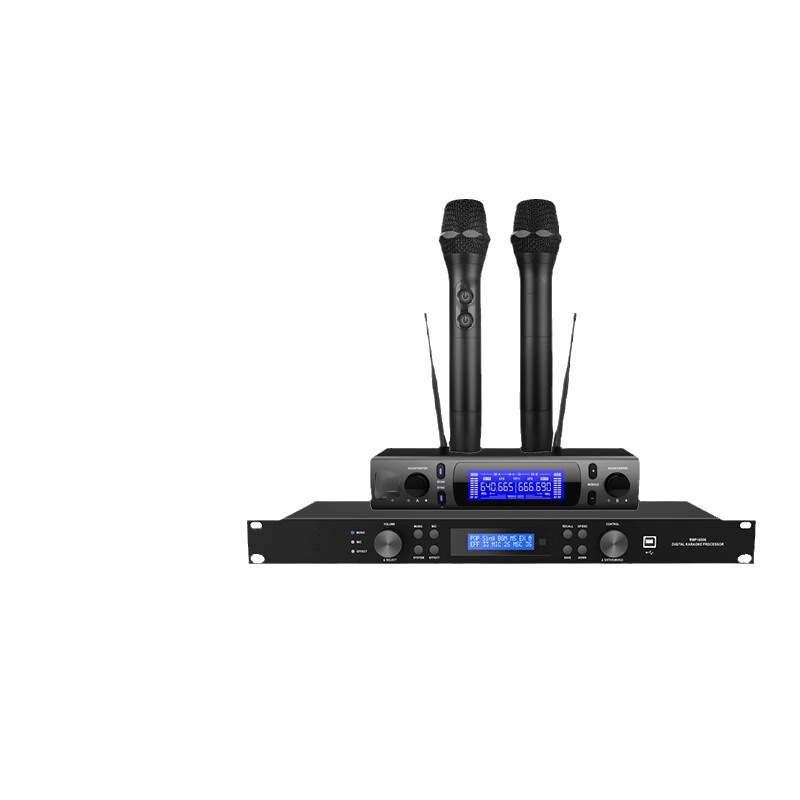 RMP1600K digital pre-effector KTV karaoke microphone set anti-howling digital audio processor