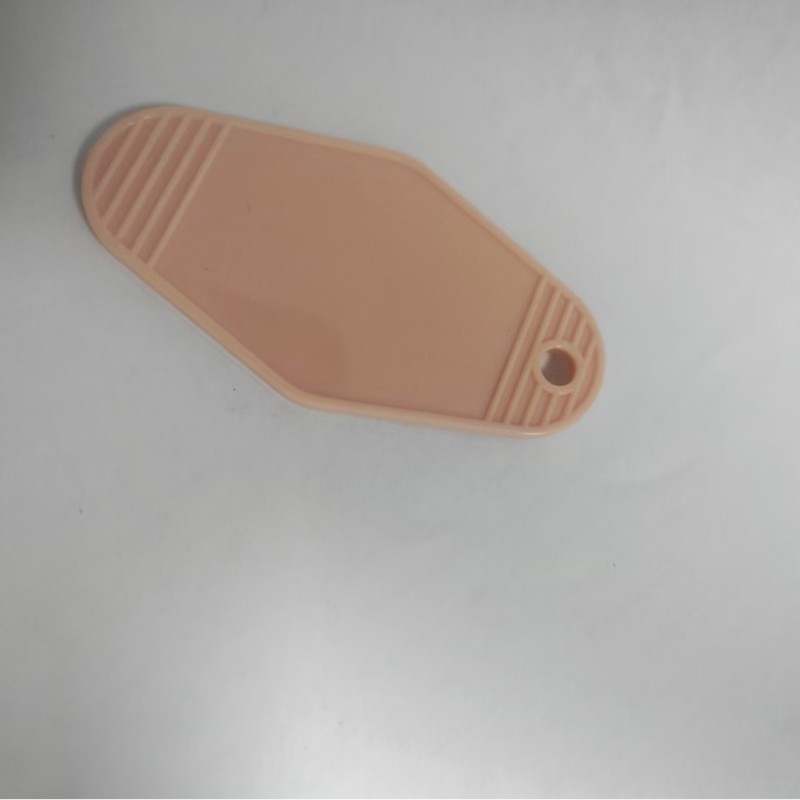 プラスチックキータグ荷物タグモーテルナンバープレートホテルキーホルダーダイヤモンド型ペンダントレトロスタイル|undefined