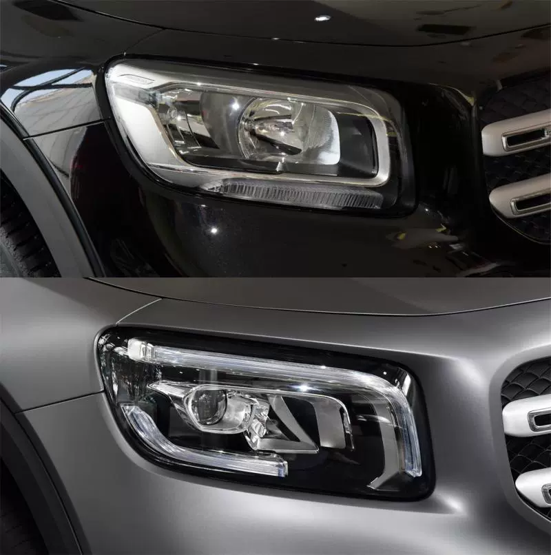 Подходит для Mercedes-Benz GLB 20-21, прозрачный рассеиватель фары, передняя крышка фары, маска