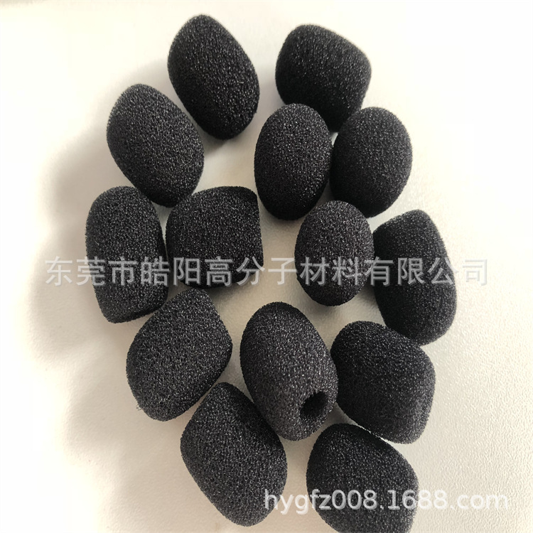 领夹麦头戴麦话筒套咪罩小蜜蜂扩音器海绵套耳麦棉咪棉可水洗