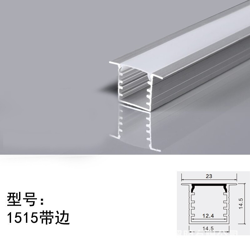 Lámpara lineal LED Lámpara de línea incrustada Lámpara de línea sin marco Lámpara de línea de aleación de aluminio Lámpara de línea de aluminio con perfil de ranura de lámpara