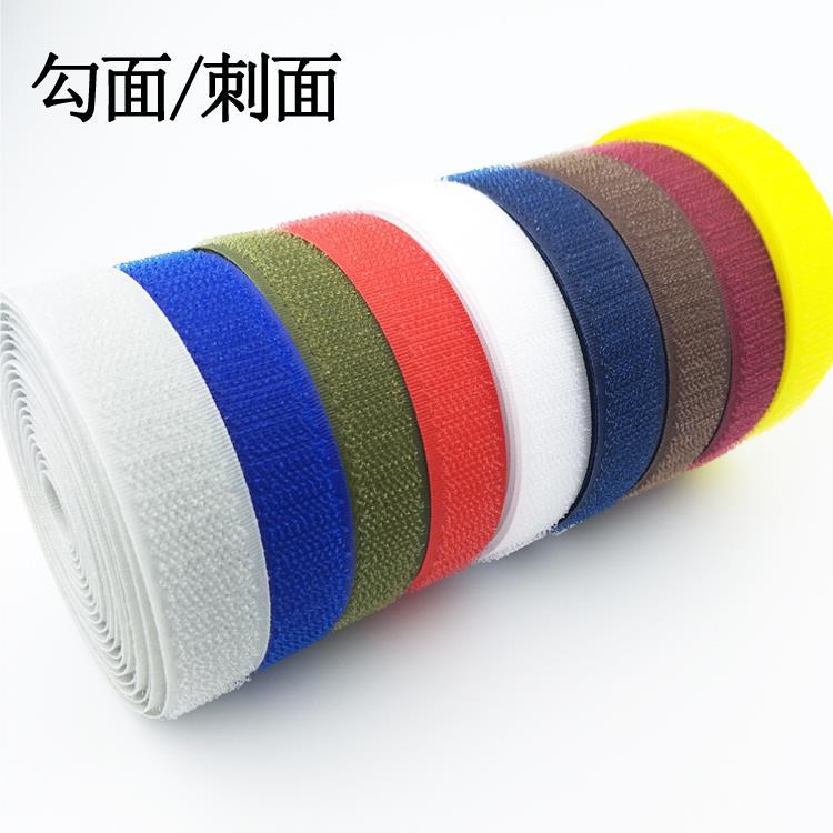 Velcro Hook and Loop Fasteners for Shoes and Clothes, Nylon Fasteners, Hook and Loop Tape, Letter Fasteners, Double-Sided Without Adhesive Backing, Factory Wholesale