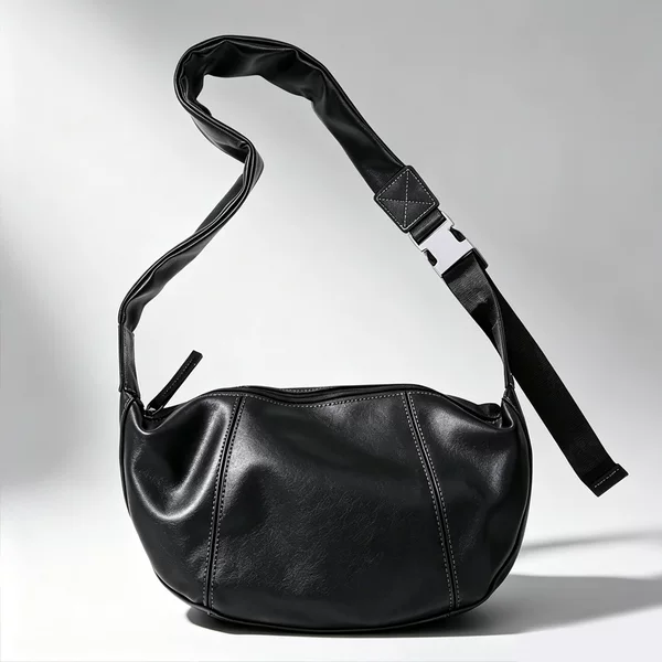 2025 New Men's Versatile Fashion Tote Bag, Large Capacity Commuting Casual Crossbody Bag, Single Shoulder Bag Wholesale