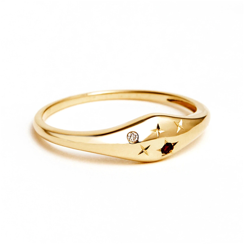 5g Weight Zircon Inlay Material Rings Classification 6, 7, 8 Ring Size 1 Piece Quantity Daily Occasion 925 Sterling Silver Material Star Pattern Couple Gender Inlay Design Fashion Style 925 Sterling Silver Zircon Rings Star 17