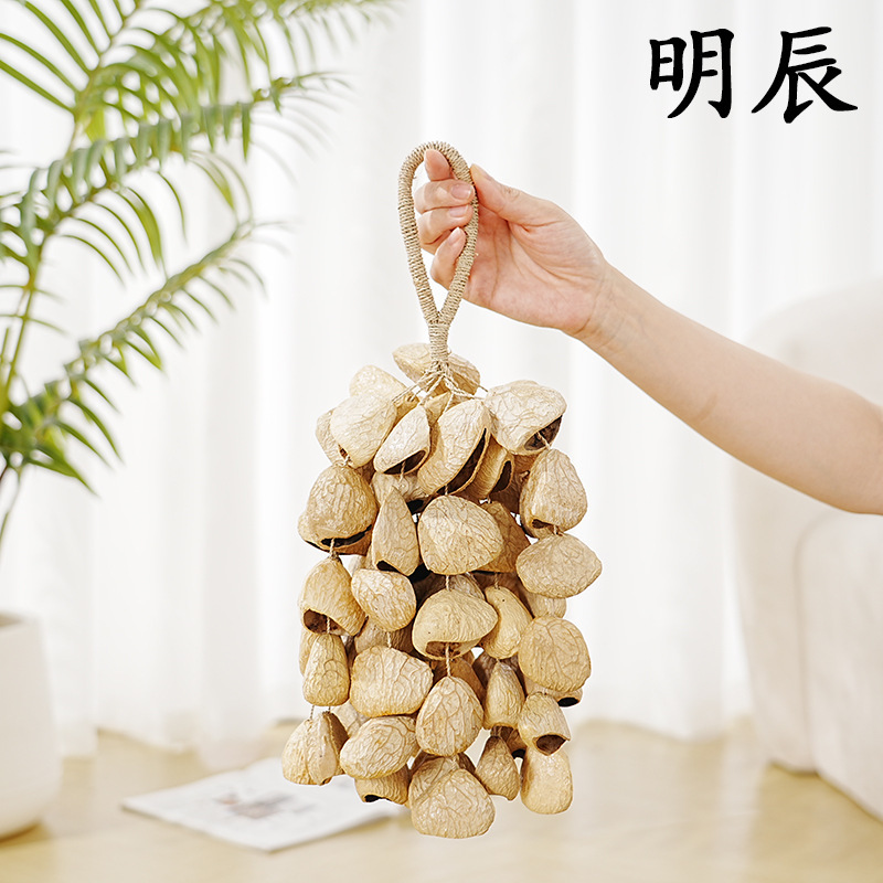 手摇铃印尼黑果pingji（4*15颗）手工果壳印尼进口果实声音疗愈|undefined