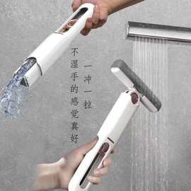 桌面迷你小拖把吸水拖把小号折叠拖把桌面清洁工具玻璃刮懒人拖把