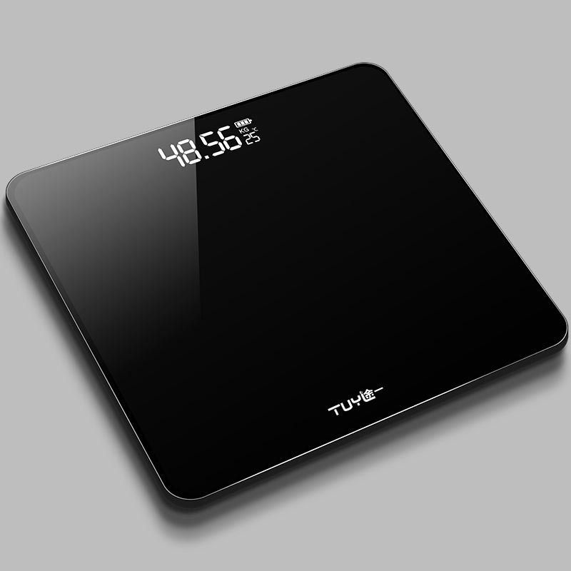 Weight Scale Rechargeable Electronic Home Health Scale Human Body Meter Adult Scale Small Cute Female Compact Weighing Wholesale
