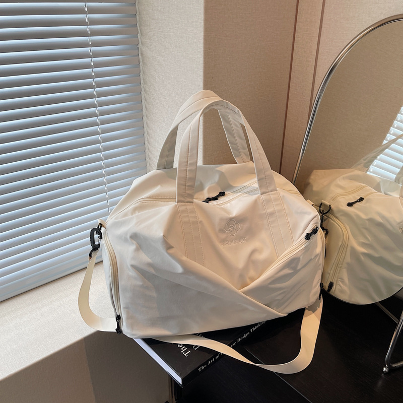 跨境健身包女独立鞋仓瑜伽包干湿分离游泳包牛津布防泼水旅行包|undefined
