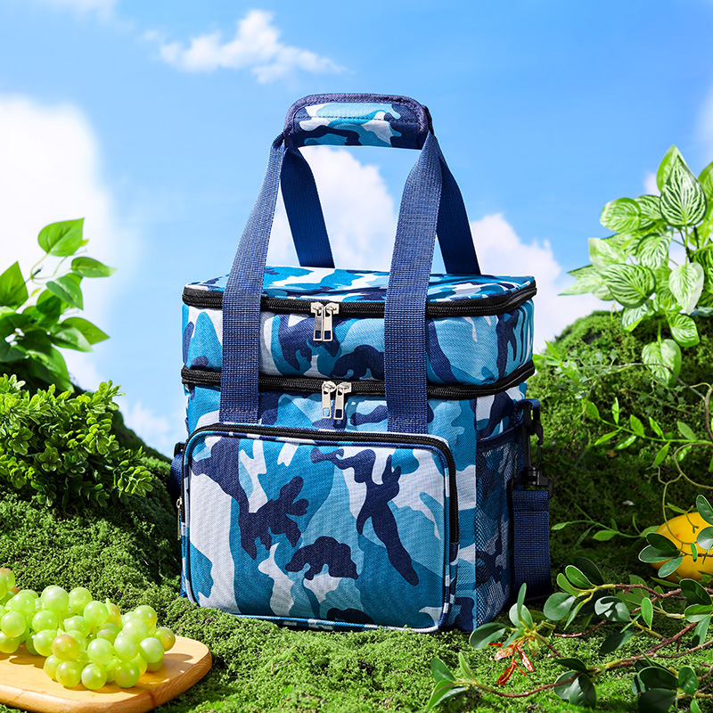 Bolsa de almuerzo de commuerzo de viaje, bolsa de aluminio grande, bolsa de almuerzo gruesa, bolsa de almuerzo, bolsa de almuerzo, bolsa de mano