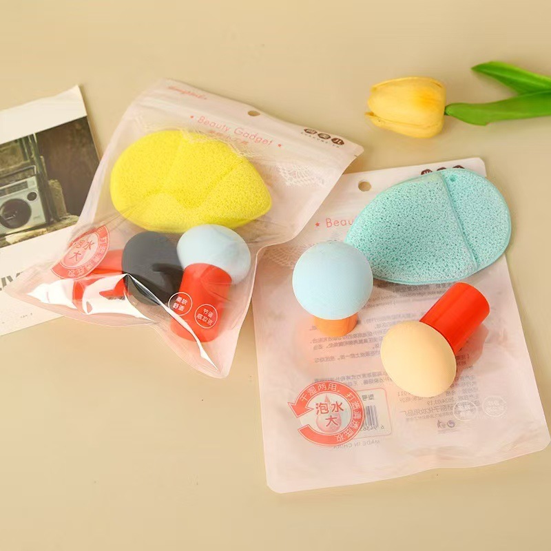 El nuevo polvo Shangmei 'er gota de agua polvo de algodón para el maquillaje ligero, ropa de vestir seco y húmedo, polvo de doble uso, cojín de aire