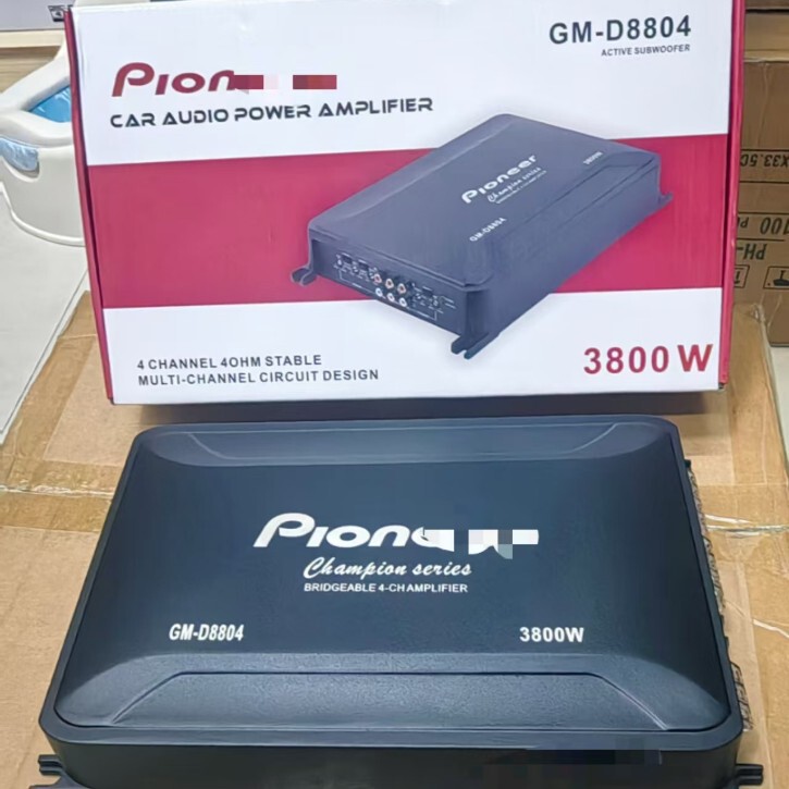 Pioneer Four-Way Car Amplifier Four-Channel High-Power Four-Door Speaker Car Amplifier Subwoofer
