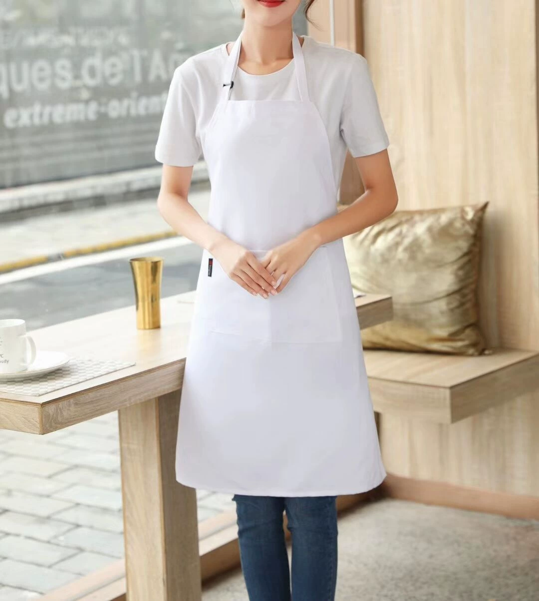 Гостиничный ресторан Кухня шеф-повар столовая белый длинный гостиничный официант фарт прямой продажи