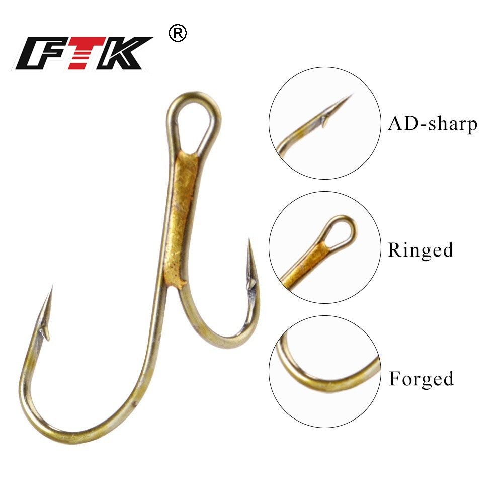 FISHKING Marrón pies altos y bajos dos ganchos de anclaje 20 ganchos de Bajo 2X reforzados ganchos de anclaje especiales transfronterizos al por mayor