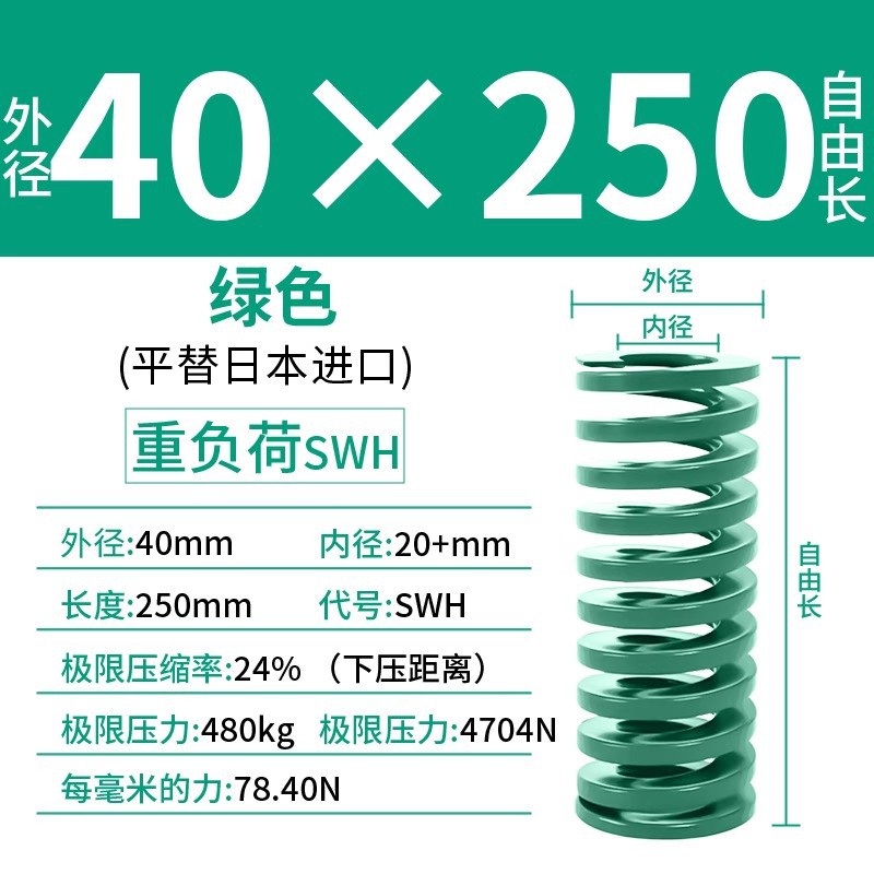 합금강 녹색 40×250