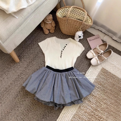 Summer 2025 A-line Puff Skirt Short Dress Elegant High-waisted Loose Bouquet Skirt Women's Versatile Semi-skirt