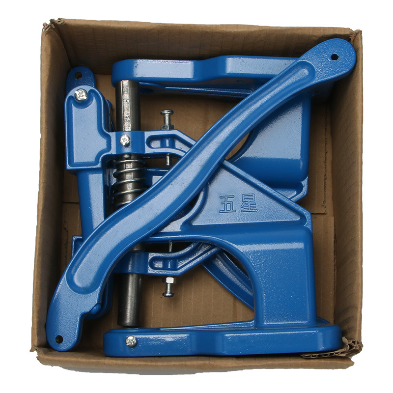 Suministro directo de fábrica de aluminio Botón de prensa de la mano máquina de prensado equipo de instalación especial para el hogar manual remache hebilla de ojo de aire