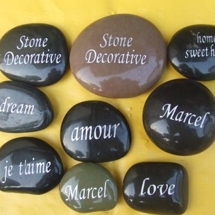 Engraved Pebbles, Highly Customizable, Cross-Border Export, Souvenirs, Event Souvenirs, Natural Stones