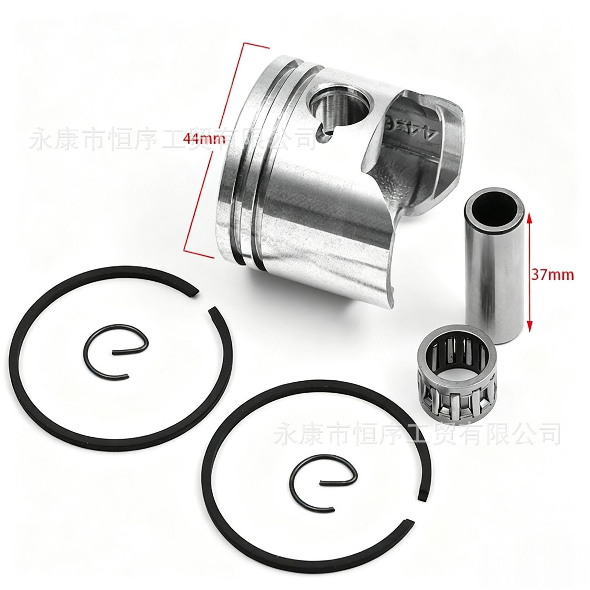 Mini Motorcycle Accessories, Small Sports Car, Xiaoliya 49Cc Engine Cylinder Set, 44-6 Cylinder Piston