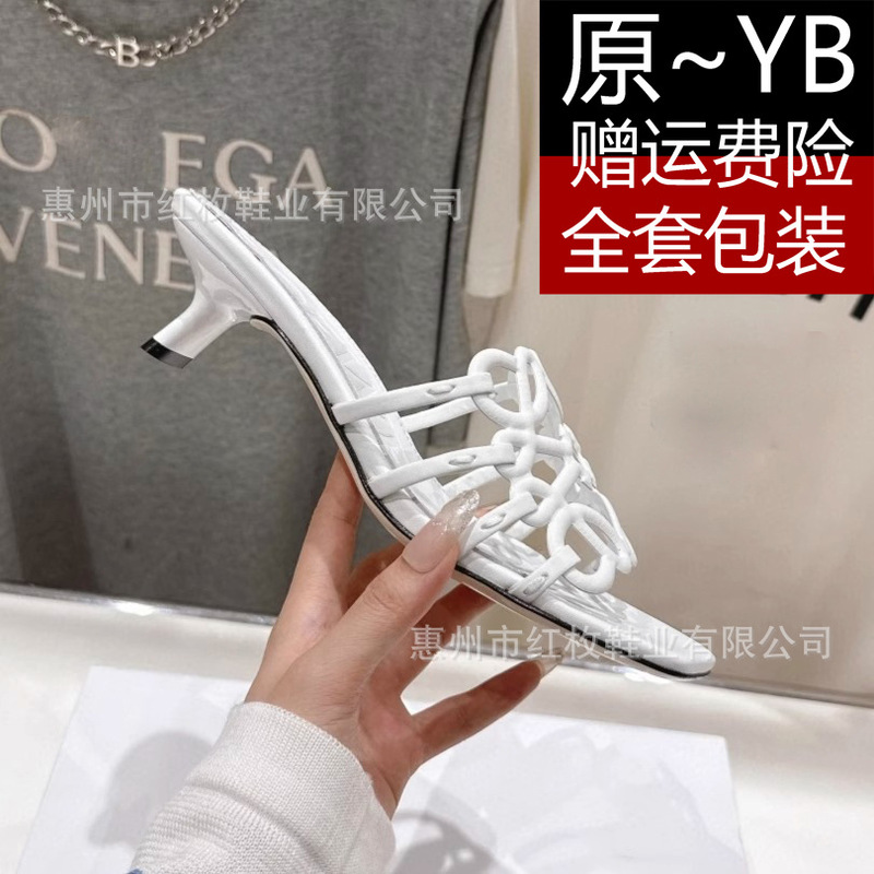 High Version Luojia Slippers for Women's Outer Wear 2025 Summer New Style Genuine Leather Versatile Casual Beach Sandals Flats Slippers High Version Luojia Slippers for Women's Outer Wear 2025 Summer New Style Genuine Leather Versatile Casual Beach Sandals Flats Slippers