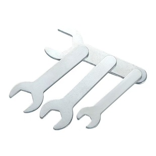 Galvanized Disposable Matching Single and Double-Head Simple Wrench Iron Head Household Bathroom Furniture Ultra-Thin Open-End Wrench