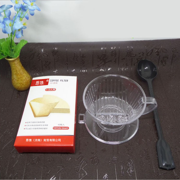 101号咖啡滤纸冲泡壶组合套装滤泡式咖啡滤杯咖啡过滤纸冲过滤器