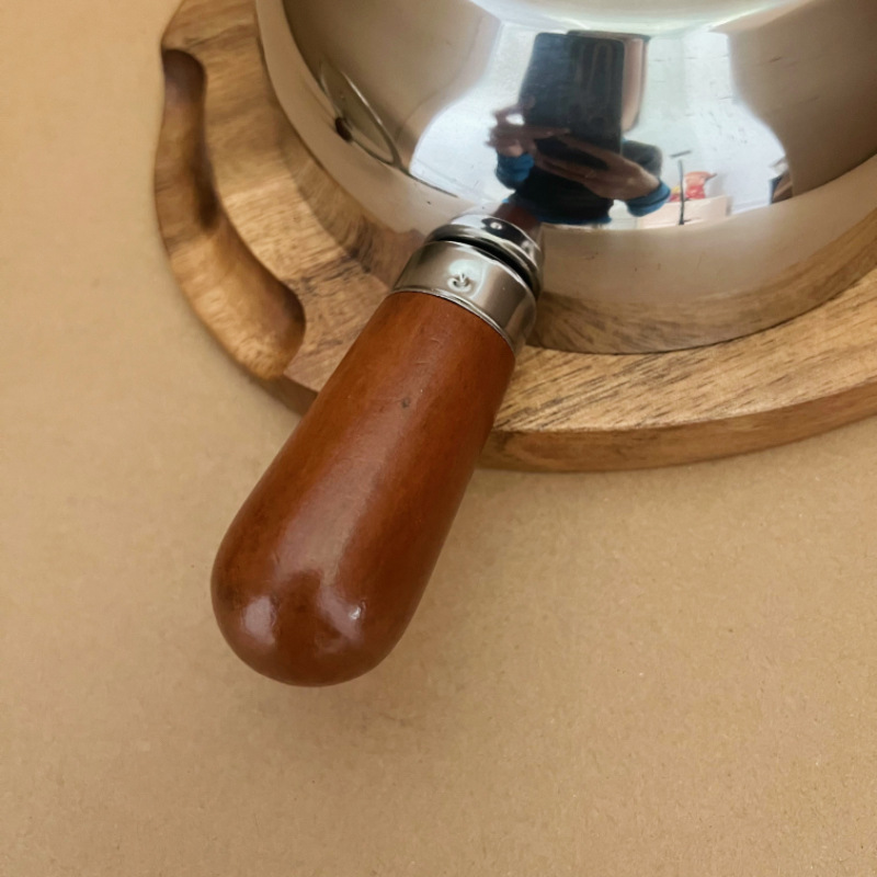 Ciotola di riso al forno con manico, in legno di noce, non rivestita, per zuppa istantanea, lumache, tagliatelle, yogurt e insalata fatta in casa._voghion.com