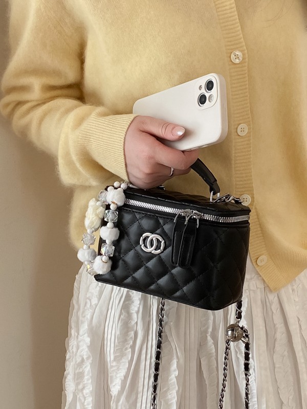 Bolso de venta caliente coreano pequeño Zhongling caja de mano bolso pequeño nuevo estilo de alta calidad humedad moda cadena mochila
