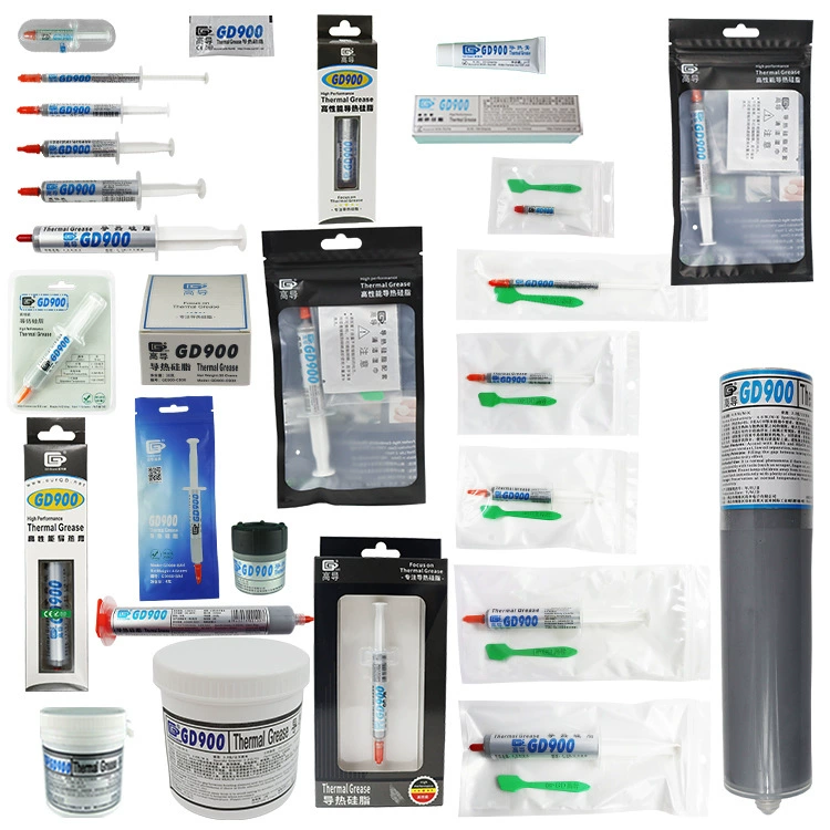 Высокопроводящая теплопроводная силиконовая смазка GD900 серый CPU/GPU теплоотвод силиконовая паста игольчатая труба шланг жесткая труба самозапечатка мешок консервированный
