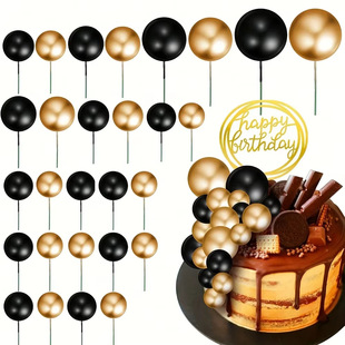 Baking Cake Decoration Gold Balls Silver Balls Colored Balls Birthday Party Dessert Table Accessories Props Dessert Table Decoration