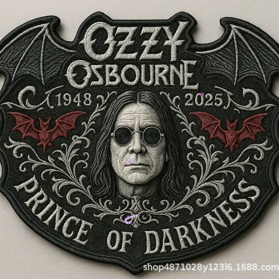 跨境创意奥兹·奥斯本纪念徽章肩章臂章纪念品收藏礼品