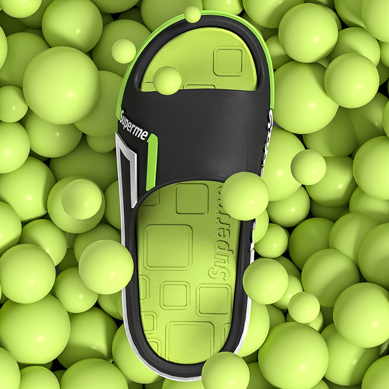 Men's New Slippers with Foot-Massaging Sensation, Soft Summer Home/Outdoor Wear, Bathroom Shower Non-Slip Silent Cool Slippers Wholesale