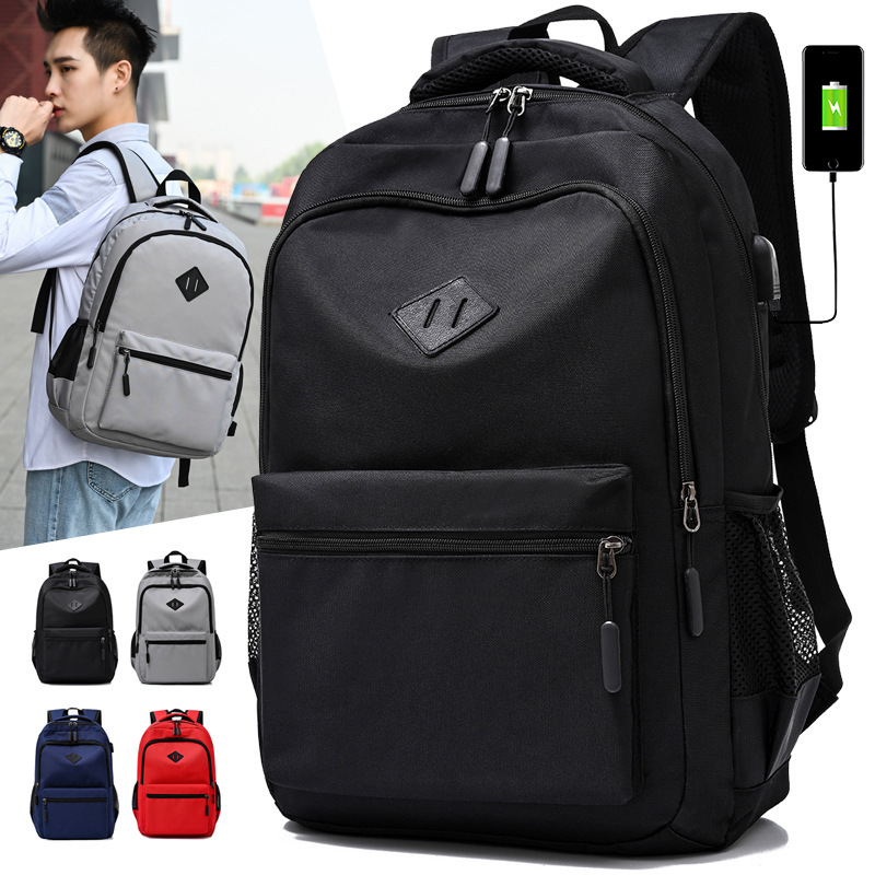 Backpack Men's 2025 New Large-Capacity Travel Bag Student Business Bag Junior High School Computer Bag School Bag
