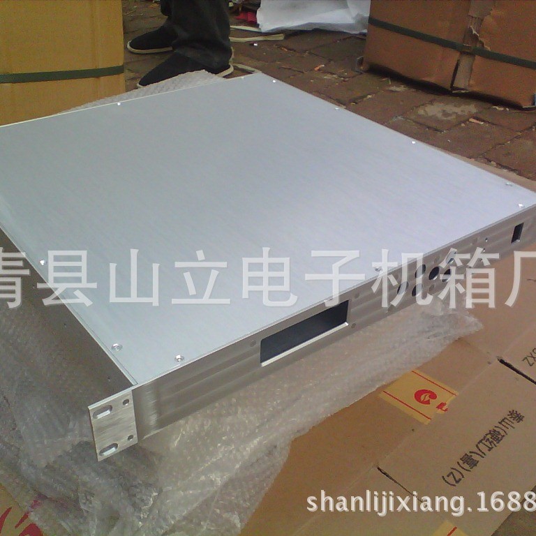 厂家提供服务器全铝u箱;1U单层标准机箱,铝合金设备机箱