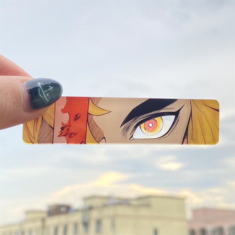 亚克力发光眼睛条钥匙扣挂件 卡通动漫周边漫展礼品钥匙扣定制|undefined