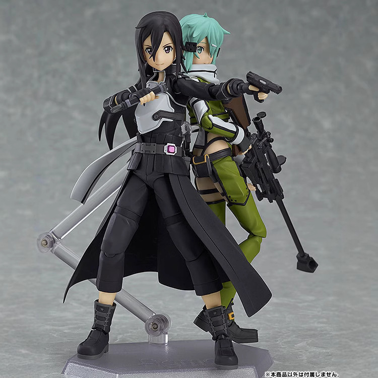 刀剑神域 figma174 桐人/178亚丝娜/248桐子桐谷和人 超可动手办|undefined