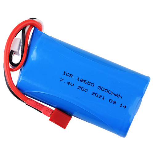 Foreign trade supply factory sales 18650 7.4V 3000MAH remote control toy off-road vehicle helicopter boat lithium battery pack