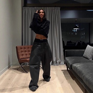 �����L22FW���Lѩ���ˢϞȾ�T��ˮϴBaggy������e����ţ��ѝ��