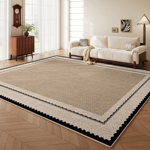 地毯客厅法式高级感全铺家用装饰地毯耐脏易打理防滑水晶绒地毯