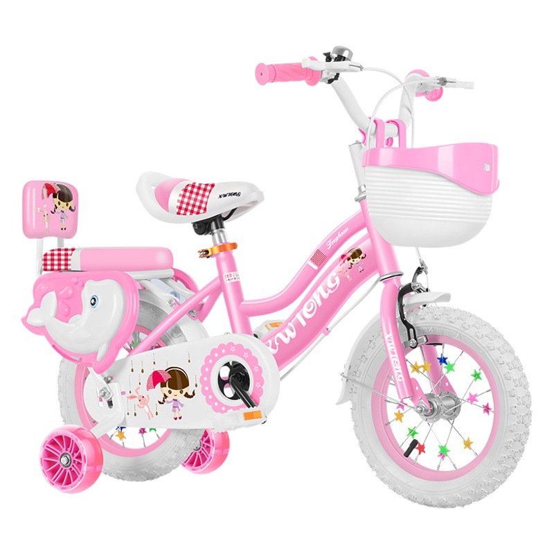 Bicicleta para niños Bicicleta de bebé de 3 años Bicicleta 2-4-6 años Niño niño 7-8-9-10 años cochecito de niña