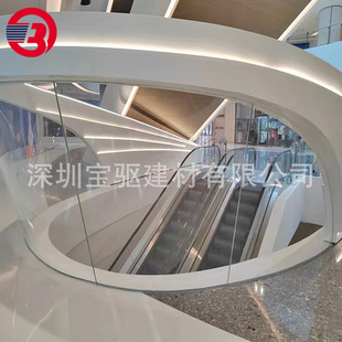 Guangdong Artificial Stone Processing Factory Engineering Wall Cylinder Special-Shaped Stair Wall Veneer Pure Acrylic