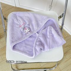 サンリオ玉桂犬クロミ美楽ティ乾髪帽子アニメサンゴの毛が吸水して可愛いバス帽のバスタオルです。