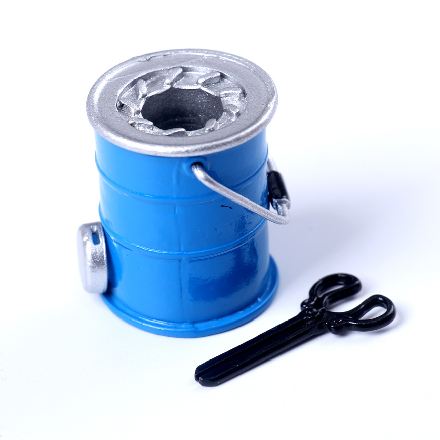 Miniatura mini panal de metal Bola de carbón estufa traje Dollhouse casa de muñecas pequeña casa de muñecas de tela BJD juguete